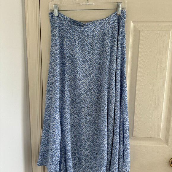 Flower Print Midi Skirt Size 10 - Picture 4 of 6